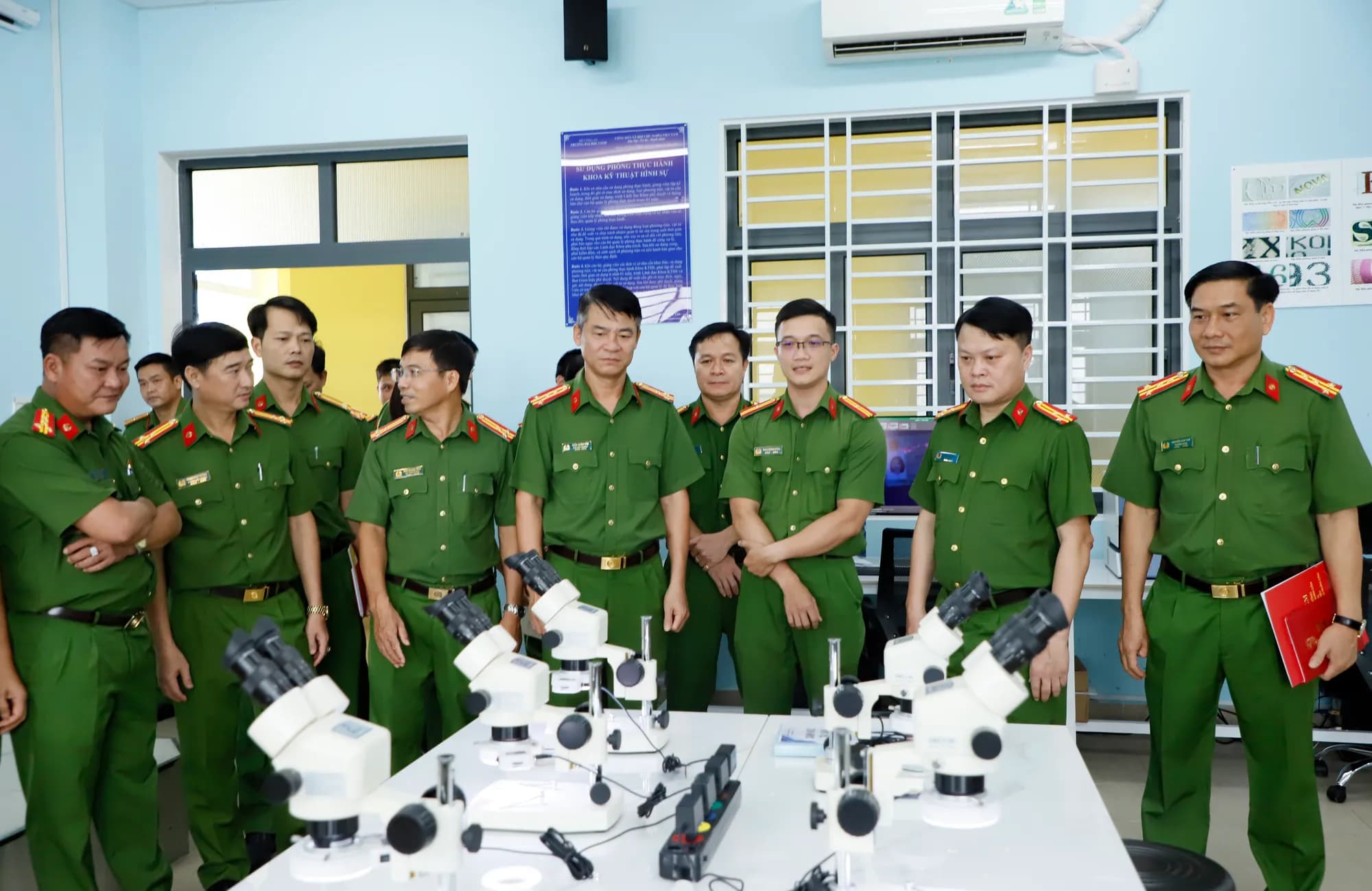 Khánh thành Phòng thực hành kỹ thuật hình sự - Trường Đại học Cảnh sát nhân dân