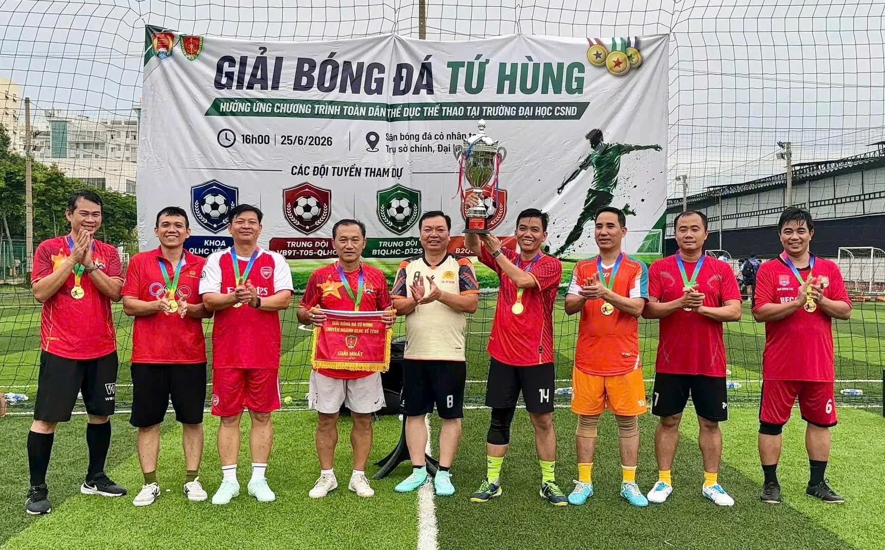 Lan tỏa phong trào thể dục thể thao tại Trường Đại học CSND