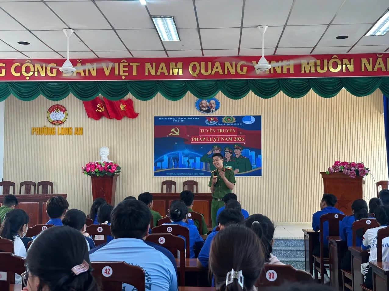 Tuyên truyền pháp luật cho học sinh trên địa bàn phường Long An, tỉnh Tây Ninh