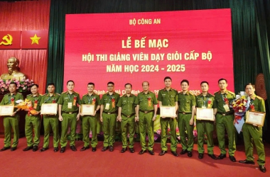 Trường Đại học CSND giành giải Ba toàn đoàn Hội thi Giảng viên dạy giỏi cấp Bộ năm học 2024 – 2025