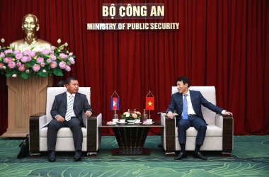 Bộ Công an Việt Nam - Bộ Nội vụ Campuchia đẩy mạnh hợp tác trong lĩnh vực công nghệ, kỹ thuật số