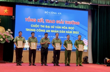 Trường Đại học CSND đạt giải Nhất toàn đoàn Cuộc thi Đại sứ văn hoá đọc trong CAND năm 2023