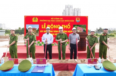 Trường Đại học CSND khởi công xây dựng công trình Nhà tưởng niệm Chủ tịch Hồ Chí Minh