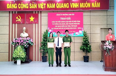 Trường Đại học CSND đạt thành tích cao tại Cuộc thi viết chính luận của phường Linh Tây, Thành phố Thủ Đức