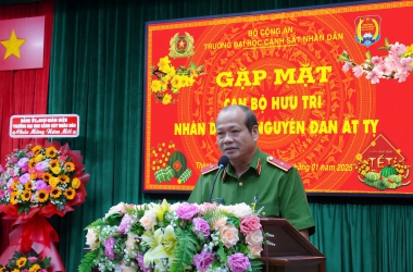 Gặp mặt cán bộ hưu trí Trường Đại học CSND nhân dịp Tết Nguyên đán Ất Tỵ năm 2025