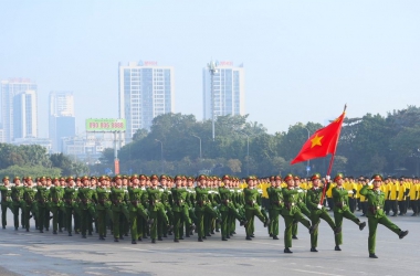 Lực lượng Công an nhân dân gương mẫu, đi đầu thực hiện Nghị quyết Đại hội XIV của Đảng, phấn đấu tạo ra những dấu ấn mới vì Đảng, vì dân*