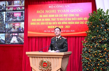 Giữ vững ANTT trên toàn quốc, tạo môi trường an ninh, an toàn phục vụ tổ chức thành công bầu cử đại biểu Quốc hội khóa XVI