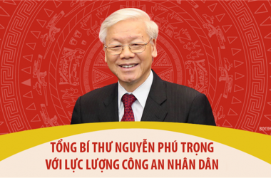 Tổng Bí thư Nguyễn Phú Trọng với lực lượng Công an nhân dân
