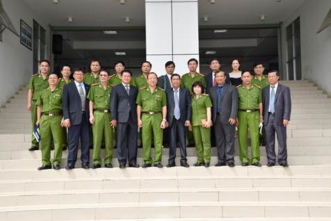 Trường Đại học CSND tiếp đoàn đại biểu  Bộ Nội vụ Vương quốc Campuchia