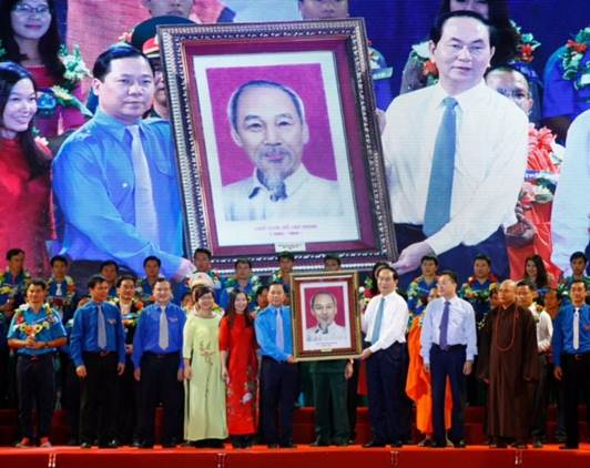 Kỷ niệm 60 năm ngày truyền thống Hội Liên hiệp Thanh niên Việt Nam Chủ tịch nước Trần Đại Quang tới 