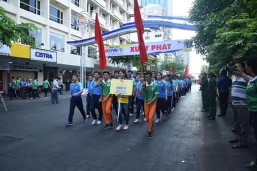 Sinh viên Cảnh sát hưởng ứng “Ngày chạy Olympic vì sức khỏe toàn dân năm 2018”