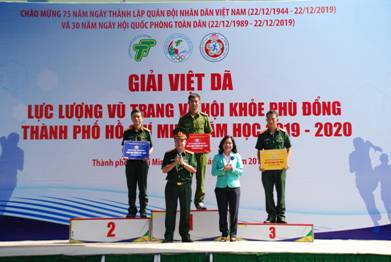 Trường Đại học CSND đạt giải Nhất toàn đoàn Giải chạy vũ trang