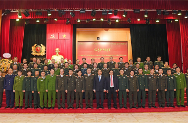Đảng ủy Công an TW gặp mặt Quân ủy Trung ương nhân kỷ niệm 77 năm Ngày thành lập QĐND