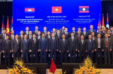 Thông qua tuyên bố chung Hội nghị thường niên Bộ trưởng Công an, Nội vụ 03 nước Campuchia - Lào - Việt Nam