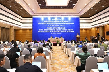 Công bố Quyết định đặc xá năm 2025 của Chủ tịch nước cho hơn 8.000 phạm nhân