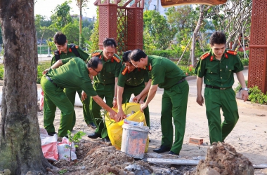 Chung tay xây dựng môi trường học tập, làm việc xanh – sạch – đẹp
