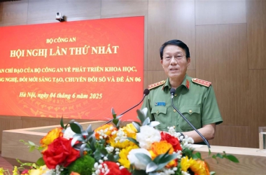 Hội nghị lần thứ nhất Ban Chỉ đạo của Bộ Công an về phát triển khoa học, công nghệ, đổi mới sáng tạo, chuyển đổi số và Đề án 06