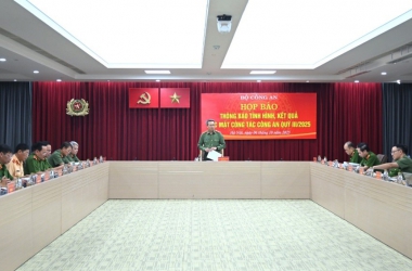 Họp báo thông báo tình hình, kết quả công tác công an Quý III năm 2025
