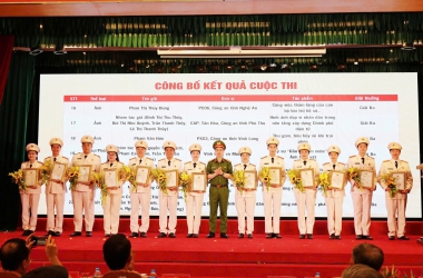 Trường Đại học CSND đạt giải tại Cuộc thi tìm hiểu 80 năm ngày truyền thống lực lượng cảnh sát QLHC về TTXH