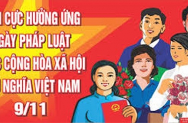 Sôi nổi các hoạt động chào mừng ngày Pháp luật nước Cộng hoà xã hội chủ nghĩa Việt Nam