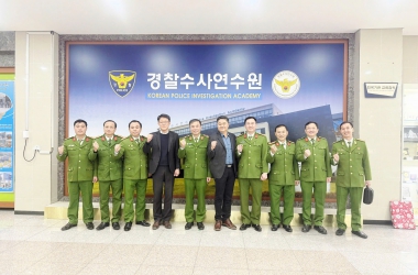 Đoàn công tác Trường Đại học Cảnh sát nhân dân thăm, làm việc tại Hàn Quốc