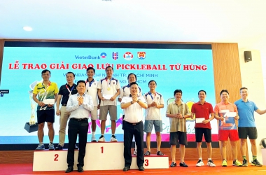 Trường Đại học CSND đạt thành tích cao tại Giải đấu giao lưu Picklebal Tứ hùng