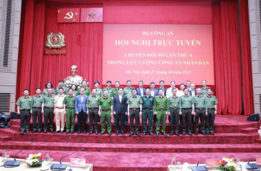 Hội nghị Chuyển đổi số lần thứ 4 trong Công an nhân dân