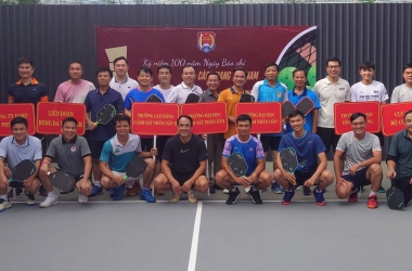Giải Pickleball mở rộng chào mừng kỷ niệm 100 năm Ngày Báo chí cách mạng Việt Nam