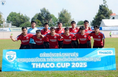 Trường Đại học CSND giành Huy Chương đồng Giải bóng đá sinh viên Đại học Quốc gia - Hồ Chí Minh mở rộng - THACO CUP 2025
