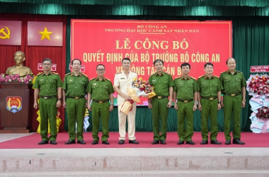 TS, Đại tá Trần Xuân Tân giữ chức vụ Phó Hiệu trưởng Trường Đại học CSND