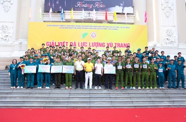 Trường Đại học CSND đạt thành tích cao tại giải Việt dã chào mừng kỷ niệm 81 năm Ngày thành lập QĐND Việt Nam và 36 năm Ngày hội Quốc phòng toàn dân