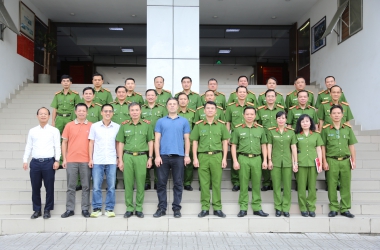 Đón tiếp, làm việc với Giáo sư Daniel Silverstone và Tiến sĩ  Lương Thanh Hải