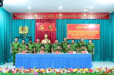 Khoa Cảnh sát THAHS&HTTP Trường Đại học CSND giao lưu kết nghĩa với Công an các đơn vị, địa phương