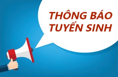 Thông báo  V/v tổ chức tuyển sinh năm học 2026 - 2027