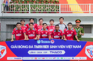 Trường Đại học CSND tham gia giải bóng đá thanh niên sinh viên Việt Nam lần thứ II