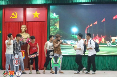 Học viên Trường Đại học CSND với kỹ năng tuyên truyền pháp luật