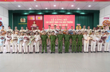 Trường Đại học CSND bổ nhiệm lại 31 đồng chí giữ chức vụ Trưởng phòng, Phó trưởng phòng và tương đương