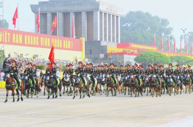 Lực lượng Công an nhân dân hoàn thành xuất sắc nhiệm vụ diễu binh, diễu hành tại Lễ kỷ niệm A80