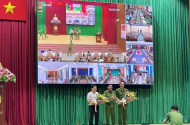Khoa Cảnh sát THAHS&HTTP Trường Đại học CSND tập huấn tại Công an Thành phố Hồ Chí Minh