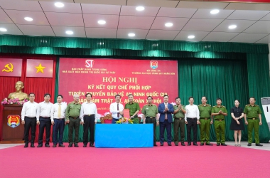 Ký kết Quy chế phối hợp giữa Trường Đại học CSND và Nhà xuất bản Chính trị quốc gia sự thật