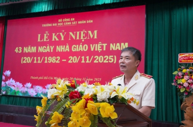 Trường Đại học CSND tổ chức Lễ Kỷ niệm 43 năm ngày Nhà giáo Việt Nam 20/11