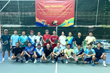 Giải Pickleball Khoa Cảnh sát Thi hành án hình sự và hỗ trợ tư pháp mở rộng chào mừng kỷ niệm 50 năm Ngày truyền thống Nhà trường