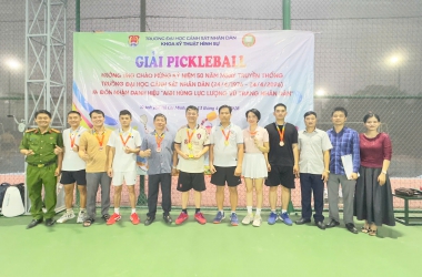 Sôi nổi các giải thể thao chào mừng 50 năm Ngày truyền thống Trường Đại học Cảnh sát nhân dân