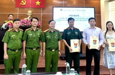 Tập huấn pháp luật tại Trung tâm Giáo dục quốc phòng và An ninh Đại học Quốc gia - TP.HCM