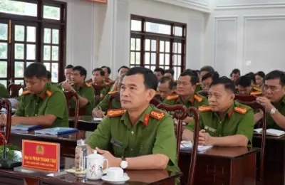 Tập huấn công tác nghiệp vụ cơ bản cho Công an tỉnh Long An