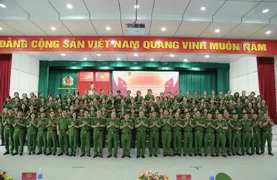 Gặp mặt cán bộ, học viên tham gia diễu binh, diễu hành trong Lễ kỷ niệm 80 năm Cách mạng tháng Tám thành công và Quốc khánh nước CHXHCN Việt Nam