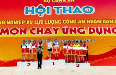 Trường Đại học CSND đạt thành tích cao tại Hội thao ứng dụng nghiệp vụ CAND năm 2022