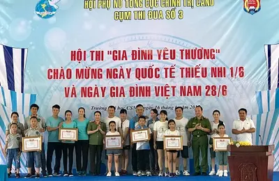 Sôi động Hội thi “Gia đình yêu thương”