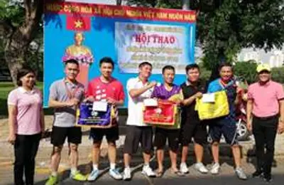 Giao lưu thể thao với các đơn vị trên địa bàn đóng quân