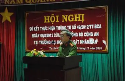 Hội nghị sơ kết thực hiện Thông tư về chế độ thỉnh giảng tại Trường Đại học Cảnh sát nhân dân
